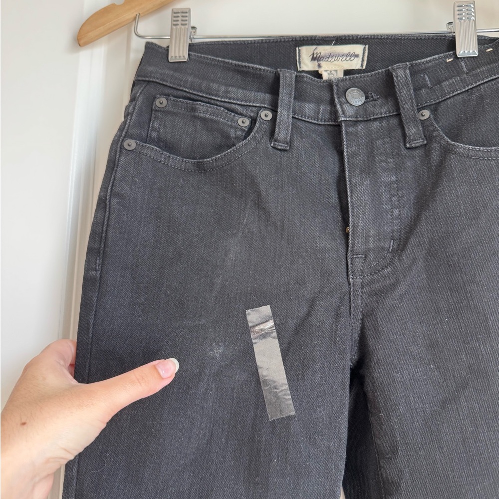 Madewell Mid-Rise Kick Out Crop Jeans Size 25 - Picture 3 of 10